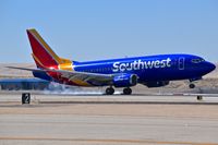 N655WN @ KBOI - Touch down on RWY 28R. - by Gerald Howard