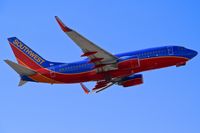 N449WN @ KBOI - Departing BOI from RWY 28R. - by Gerald Howard