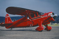 N42429 @ LSZG - A rare plane at Grenchen. Scanned from slide. - by sparrow9