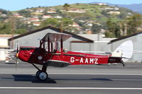 N675LF @ SZP - 1944 DeHavilland DH-82A TIGER MOTH II, DeHavilland Gipsy Major, in-line inverted air-cooled 135 Hp, landing roll Rwy 22 - by Doug Robertson