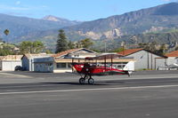 N675LF @ SZP - 1944 DeHavilland DH-82A TIGER MOTH II, DeHavilland Gipsy Major in-line inverted air-cooled 135 Hp, landing roll Rwy 22 - by Doug Robertson