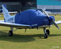 G-EVIE @ EGPN - All wrapped up at Dundee - by Clive Pattle