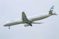 SX-DGS @ LFPG - Airbus A321-231, Short approach rwy 27R, Roissy Charles De Gaulle Airport (LFPG-CDG) - by Yves-Q