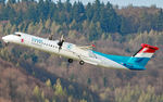 LX-LGM @ EDDR - departure to Hamburg via RW27 - by Friedrich Becker