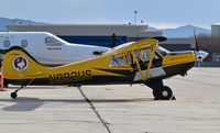 N382US @ KBOI - Parked on south GA ramp. NOTE - this is an Aviat. 