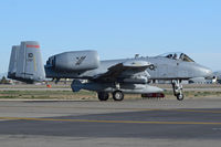 78-0707 @ KBOI - Turning onto RWY 28L. Departing BOI for 6 month tour in Middle East. Note long range center line tank. 190th Fighter Sq., 124th Fighter Wing, Idaho ANG. - by Gerald Howard