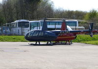 G-LTWA @ EGTB - Robinson R44 Clipper at Wycombe Air Park. Ex PH-WRF - by moxy