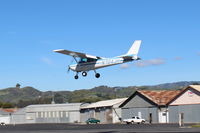N704JH @ SZP - 1976 Cessna 150M, Continental O-200 100 Hp, on final Rwy 22 - by Doug Robertson