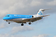 PH-KZL @ EGSH - Landing at Norwich. - by Graham Reeve