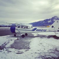 N8581U - N8581U @ PAAQ in front of Fly Around Alaska's Palmer, AK hangar - by Caleb Noble