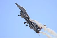 FA-123 @ LFMI - Belgian Air Force SABCA F-16AM Fighting Falcon, On display, Istres-Le Tubé Air Base 125 (LFMI-QIE) open day 2016 - by Yves-Q