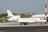 OO-LMG @ LMML - Dassault Falcon 7X OO-LMG Abelag Aviation - by Raymond Zammit