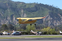 N84171 @ SZP - 1946 Aeronca 7AC CHAMPION, Continental A&C65 65 Hp, takeoff climb Rwy 22 - by Doug Robertson