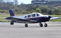 G-BKCC @ EGFH - Visiting Archer. - by Roger Winser