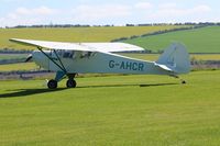 G-AHCR @ EGLS - G AHCR at the Old Sarum Vintage Flyin - by dave226688