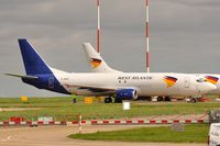 G-JMCZ @ EGSH - Formerly S5-ABZ former logo still visible on fin etc. - by keithnewsome