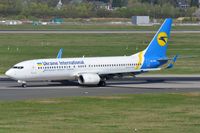 UR-PSM @ EDDL - Ukraine B738 arriving. - by FerryPNL