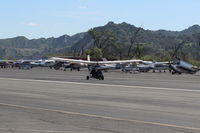 N4073B @ SZP - 2000 Stanton QUICKSILVER SPORT II, Rotax 503, STOL Landing roll Rwy 22 - by Doug Robertson