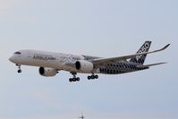 F-WWCF @ LFMI - Airbus A350-941, On display, Istres-Le Tubé Air Base 125 (LFMI-QIE) open day 2016 - by Yves-Q
