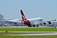 VH-OQA @ DFW - Landing at DFW Airport, Texas