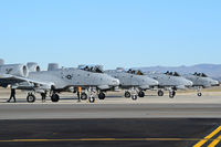 78-0584 @ KBOI - On the de arm ramp with other A-10Cs for final checks before take off.  190th Fighter Sq., 124th Fighter Wing, Idaho ANG. - by Gerald Howard