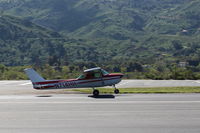 N714HH @ SZP - 1977 Cessna 150M, Continental O-200 100 Hp, takeoff roll Rwy 22 - by Doug Robertson
