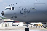 86-0038 @ KBOI - Taxiing on Bravo to Idaho ANG ramp. 60th AMW, Travis AFB, CA