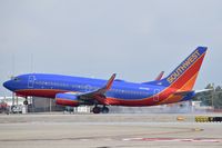 N237WN @ KBOI - Touch down on RWY 28R. - by Gerald Howard