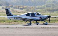 N844MS @ EGFH - Visiting Cirrus SR22. - by Roger Winser