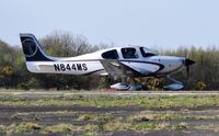 N844MS @ EGFH - Visiting Cirrus SR22. - by Roger Winser