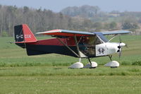 G-CCIK @ X3CX - Just landed at Northrepps.