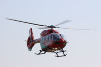 G-WENU @ EGFC - H-145, Babcock MCS Onshore Dafen Llanelli Carmarthen based, WAA Helimed57 based, previously D-HBTA, seen letting down at the Cardiff Heliport Open Day.