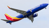 N8705Q @ KRNT - The 1st Production 737-8 MAX departs on it's first flight. - by Woodys Aeroimages