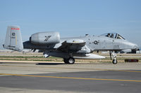 80-0250 @ KBOI - Taxiing off Bravo onto RWY 28L. Leaving for 6 month deployment to Middle East. Note long range center tank. 190th Fighter Sq., 124th Fighter Wing, Idaho ANG. - by Gerald Howard