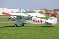 N45458 @ EBKT - Visitor at Wevelgem.