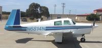 N6814N @ KWVI - 1968 Mooney Ranger, last year with manual landing gear - by Owner