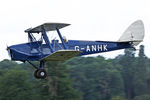 G-ANHK @ X1WP - De Havilland DH-82A Tiger Moth II at The De Havilland Moth Club's 28th International Moth Rally at Woburn Abbey. August 18th 2013. - by Malcolm Clarke