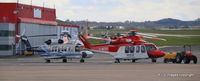 G-MCSD @ EGPD - G-VINT Sikorsky S-92A and G-MCSD AW 139 both operated by Babcock Mission Critical at Aberdeen Dyce Airport.