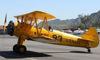 N75753 @ SZP - 1942 Boeing Stearman A75N1 (PT-17) as Navy N2S-4, Continental W670 220 Hp radial, taxi - by Doug Robertson