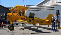 N75753 @ SZP - 1942 Boeing Stearman A75N1 (PT-17) as Navy N2S-4, Featured aircraft amplified discussion at 1100 hours. Aviation Museum of Santa Paula First Sunday Open House. Will also demonstration fly. - by Doug Robertson