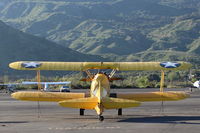 N75753 @ SZP - 1942 Boeing Stearman A75N1 (PT-17) as Navy N2S-4, Continental W670 220 Hp 7 cylinder air-cooled radial engine, tandem seats for two - by Doug Robertson