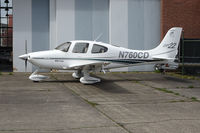 N760CD @ EHGG - on ramp of General Enterprise at GRQ