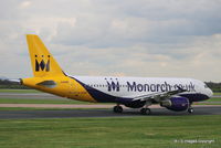 G-OZBY @ EGCC - G-OZBY Airbus A320 of Monarch Airlines seen at Manchester Airport.
