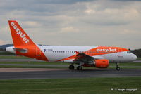 G-EZGB @ EGCC - G-EZGB Airbus A319 of Easyjet seen at Manchester Airport.