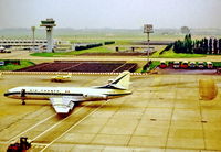 F-BJTM @ ORY - Orly Paris 4.6.1971 with brake chute - by leo larsen