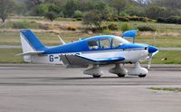 G-AYUB @ EGFH - Vsiting Robin Regent. - by Roger Winser
