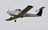 G-XALT @ EGFH - Resident Tomahawk operated by Cambrian Flying Club departing Runway 22. - by Roger Winser