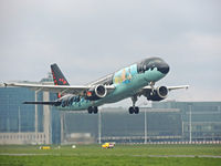 OO-SNB @ EBBR - brussel airlines TINTIN LIVERY! - by fink123