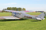 G-AHBM @ EGBR - De Havilland DH-87B Hornet Moth at Breighton Airfield. October 6th 2013. - by Malcolm Clarke