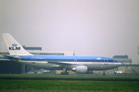 PH-AGA @ EHAM - KLM Airbus A310-203 taxiing at Schiphol airport, the Netherlands, 1983